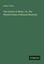 "Sedley Taylor: The Science of Music. Or, The Physical Basis of Musical Harmony" auf grünem Hintergrund, Antigonos-Logo., Buch