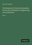 Titel: "The Elements of Practical Hydraulics..." von Samuel Downing, Teil 1. Unten rechts steht "Antigonos". Grüner Hintergrund., Buch