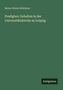 Benno Bruno Brückner: Predigten in Leipzigs Universitätskirche. Unten ein Logo mit dem Text "Antigonos". Dunkelgrüner Hintergrund., Buch