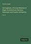 Charles Knight: Old England, Vol. II. Grüner Hintergrund, Titel in gelber Schrift, unten rechts kleines schwarzes Rechteck mit "Antigonos".
