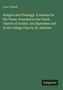 John Tulloch: „Religion and Theology. A Sermon...“ Grüner Hintergrund, Autorenname oben, Verlagslogo „Antigonos“ unten.