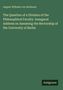 Titel: "The Question of a Division of the Philosophical Faculty." Autor: August Wilhelm von Hofmann. Unten: "Antigonos".