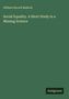 Text: "William Hurrell Mallock. Social Equality. A Short Study in a Missing Science. Antigonos."  
Grüner Hintergrund.