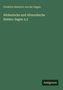 Text: "Friedrich Heinrich von der Hagen: Altdeutsche und Altnordische Helden-Sagen 2,2". Grüner Hintergrund, schlichtes Design.