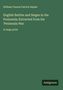 William Francis Patrick Napier, "English Battles and Sieges in the Peninsula; Extracted from his 'Peninsula War," in großer Schrift. Unten rechts "Antigonos." Hintergrund grün.