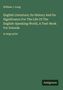 Titel: "English Literature; Its History ..." von William J. Long. Grünes Cover, unten steht "Antigonos".