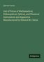 Titel: "List of Prices of Mathematical, Philosophical, Optical, and Chemical Instruments". Autor: Edward Clarke. Grüner Hintergrund., Buch