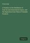 Georg Lunge: A Treatise on the Distillation of Coal-tar and Ammoniacal Liquor, and the Separation from Them of Valuable Products, Buch