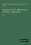 Grüner Hintergrund mit Text: "William R. Williams, Charles G. Sommers, Levi L. Hill". Titel: "The Baptist Library: A Republication...", Buch