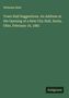 Whitelaw Reid, "Town Hall Suggestions," Adresse in Xenia, Ohio, 16. Februar 1881, Verlag: Antigonos. Grüner Hintergrund.
