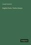Joseph Gostwick. "English Poets. Twelve Essays." Grüner Hintergrund, schlichtes Design, Logo "Antigonos" unten rechts., Buch