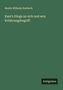 Moritz Wilhelm Drobisch: Kant's Dinge an sich und sein Erfahrungsbegriff, Buch