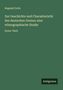 "Zur Geschichte und Charakteristik des deutschen Genius: eine ethnographische Studie, Erster Theil" auf grünem Hintergrund.