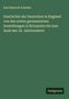 Grüner Hintergrund, Titel: "Geschichte der Deutschen in England", Autor: Karl Heinrich Schaible, Verlag: Antigonos.