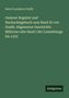 Titel: General-Register und Nachschlagebuch. Autorenname: Beda Franziskus Dudík. Unten rechts: Antigonos. Hintergrund: Dunkelgrün.