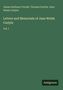 "Letters and Memorials of Jane Welsh Carlyle, Vol. I." Oben Autornamen, unten rechts "Antigonos" in einem Kästchen. Hintergrund grün.