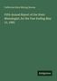 "Fifth Annual Report of the State Minealogist, for the Year Ending May 15, 1885." Grüner Hintergrund, schlichtes Design., Buch
