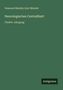 Text: Emanuel Mendel, Kurt Mendel. Neurologisches Centralblatt. Fünfter Jahrgang. Unten rechts: Antigonos. grüner Hintergrund., Buch