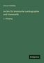 Text: "Eduard Wölfflin, Archiv für lateinische Lexikographie und Grammatik, 3. Jahrgang, Antigonos." Grüner Hintergrund., Buch