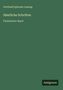 Gotthold Ephraim Lessing: Sämtliche Schriften, Buch