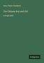 Buchtitel: "The Chinese Boy and Girl in large print". Autor: Isaac Taylor Headland. Grüner Hintergrund, Antigonos-Logo., Buch