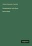 Grüner Hintergrund; Text: Johann Nepomuk Czermák, Gesammelte Schriften, Zweiter Band, Antigonos.