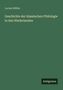 Titel: "Geschichte der klassischen Philologie in den Niederlanden". Oben steht "Lucian Müller". Unten "Antigonos".