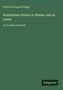 Grüner Hintergrund mit folgendem Text: "Gottfried August Bürger. Wunderbare Reisen zu Wasser und zu Lande. in Großdruckschrift." Unten "Antigonos".