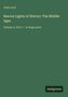 John Lord. Beacon Lights of History: The Middle Ages. Volume 3, Part 1 - in large print. Grüner Hintergrund, schlichtes Design.