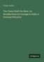 Der Name "Frank Jordan" und Text: "Two Years Abaft the Mast. Or, Recollections of a Voyage to India. A Personal Narrative." Unten: "Antigonos". Der Hintergrund ist grün., Buch