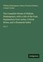 Buchtitel von William Shakespeare: Komplettwerke mit Fußnoten, Erklärungen und Index. Vol. V. Unten rechts steht "Antigonos".