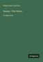 "Ralph Waldo Emerson. Essays - First Series in large print." Dunkelgrüner Hintergrund, unten rechts "Antigonos".