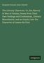Buchtitel: "The Literary Character" von Benjamin und Isaac Disraeli. Grüner Hintergrund, "Antigonos" unten rechts.