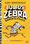 "Julius Zebra: Raufen mit den Römern" von Gary Northfield. Ein Zebra in Rüstung rennt mit Schwert in der Arena., Buch