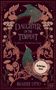 „Daughter of the Tempest“, ein fantasievolles Cover mit zwei Vögeln, Blumen und einem dekorativen Rahmen., Buch
