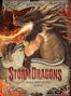 "Julie Kagawa. Storm Dragons: Finale inmitten des Sturms." 

Ein feuerspeiender Drache mit großen Hörnern in einer feurigen Landschaft.