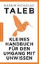 Nassim Nicholas Taleb: Kleines Handbuch für den Umgang mit Unwissen, Buch