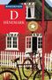 „Baedeker Dänemark“. Rotes Haus, weißer Zaun, zwei Fahrräder im Vordergrund., Buch
