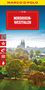 Nordrhein-Westfalen, 1:225 000. Skyline mit Kathedrale und Bäumen im Vordergrund. Oben Logo "MARCO POLO".
