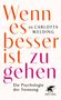 Text: "Wenn es besser ist zu gehen", "Dr. Carlotta Welding", "Die Psychologie der Trennung". Unten rechts ein Logo von Klett-Cotta., Buch