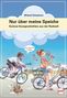 Titel: "Nur über meine Speiche", darunter "Kuriose Kurzgeschichten aus der Radwelt". Zwei Radfahrer mit Wolkenhintergrund., Buch