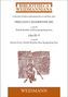 Text: "BIBLIOTHECA WEIDMANNIANA", "PRISCIANI CAESARIENSIS ARS", Gemälde: antike Szene mit Figur und Publikum., Buch