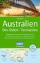 „Australien: Der Osten · Tasmanien“ von Roland Dusik. Oben Sydney mit Opernhaus, unten Karte von Südost-Australien., Buch