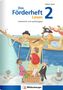 "Das Förderheft Lesen 2. Lesetechnik und Leseflüssigkeit. Illustration von Kindern auf einem Piratenschiff mit Schatzkarte.", Buch