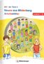 ABC der Tiere 2. Neues aus Mildenberg. Arbeitsblätter zu Band 1–10. Illustration von Kindern auf einem Spielplatz., Buch