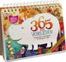 "365 Mal Vorlesen. Geschichten und Gedichte für das ganze Jahr." Bunte Illustration mit Tieren und einem großen, weißen Nilpferd., Buch
