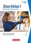 „Startklar! Wirtschaft, Arbeit, Technik 7-10. Differenzierende Ausgabe Berlin und Brandenburg.“ Frau scannt Karton. Cornelsen Logo., Buch