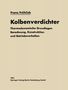 Franz Fröhlich: Kolbenverdichter, Buch