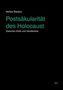 Text: "Nerijus Šepetys. Postsäkularität des Holocaust. Zwischen Kritik und Verständnis. LIT." Schwarzer Hintergrund., Buch