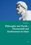 Fuat Sanac: "Philosophie und Mystik – Wissenschaft und Konfessionen im Islam". Statue eines Denkers vor blauem Himmel., Buch